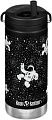 Термокружка Klean Kanteen TKWide Twist Cap 355мл (черный/цветной принт)