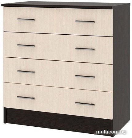 Комод МебельЭра К800 3/2 (венге-лоредо)