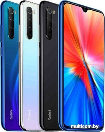 Смартфон Xiaomi Redmi Note 8 2021 4GB/64GB (синий нептун)