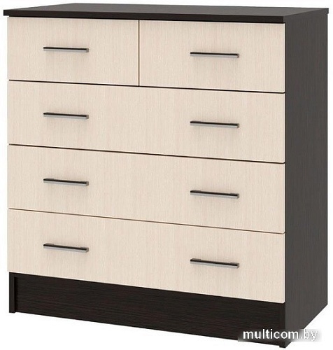 Комод МебельЭра К800 3/2 (венге-лоредо)