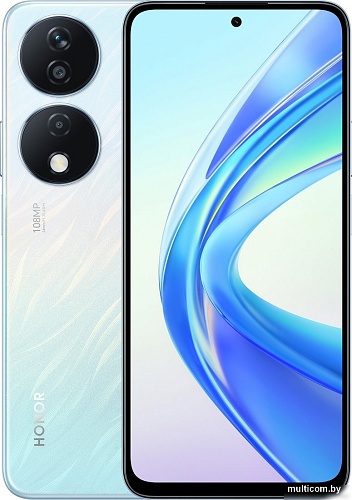 Смартфон HONOR X7b 6GB/128GB международная версия (мерцающий серебристый)