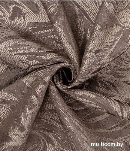 Штора Legrand Каприз 1.5x2.6 м 58119326 (трюфель)