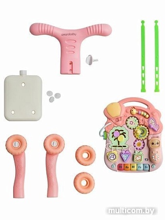 Ходунки Amarobaby Study Walker 3 в 1 (розовый)