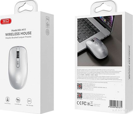 Мышь XO M11 (серебристый)