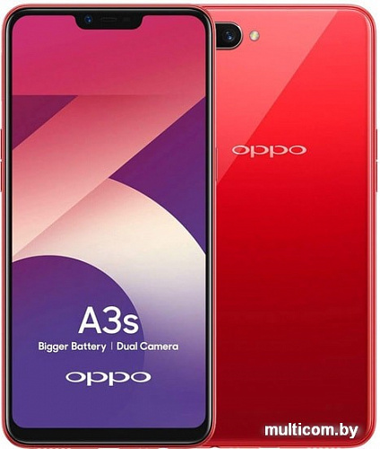 Смартфон Oppo A3s 2GB/16GB (красный)
