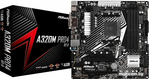 Материнская плата ASRock A320M Pro4 R2.0