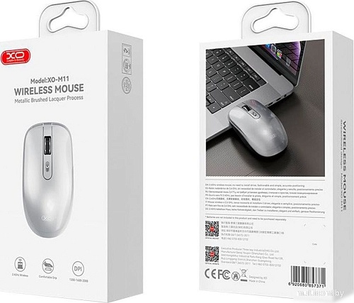 Мышь XO M11 (серебристый)