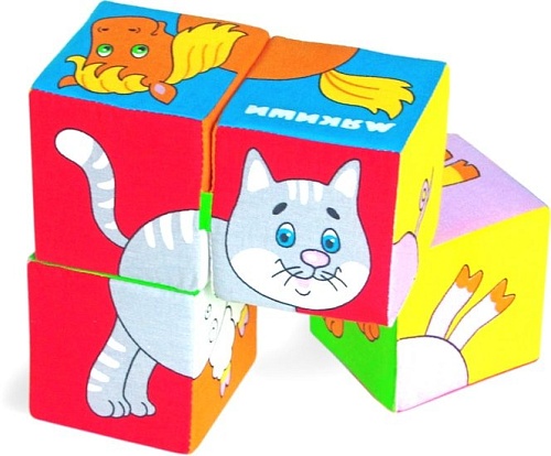 Кубики Мякиши Собери картинку Домашние животные 209