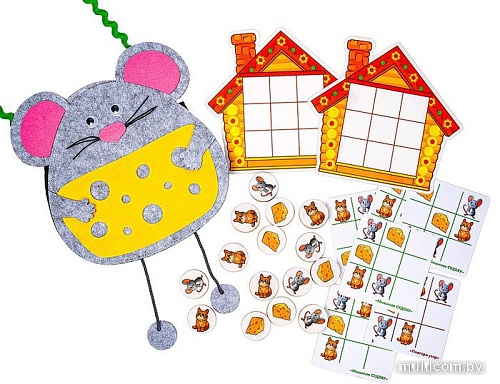 Развивающая игра Smile Decor Логическая игра. Умные мыши Ф202