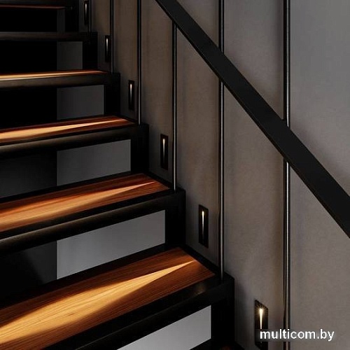 Точечный светильник Elektrostandard Подсветка для лестниц 40108 LED (черный)