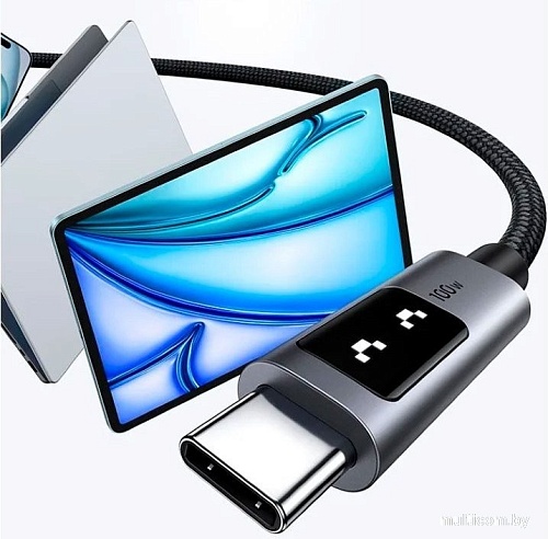 Кабель Ugreen L509 35513 USB Type-C - USB Type-C (3 м, серый)