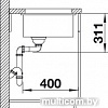 Кухонная мойка Blanco Subline 375-U (базальт)