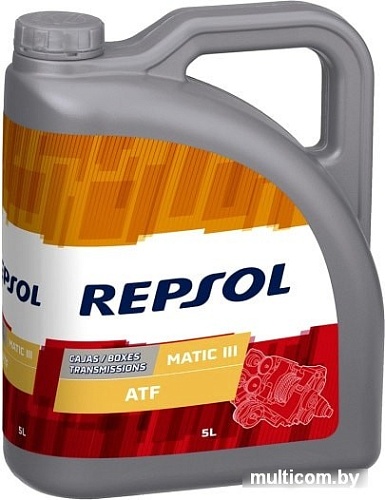 Трансмиссионное масло Repsol Matic ATF 5л