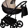 Универсальная коляска Indigo Tour Eco (2 в 1, te 01/черная кожа+бежевая кожа)