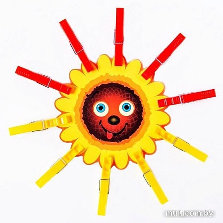 Развивающая игрушка Сибирские Игрушки Игры с прищепками Веселый огород 114202