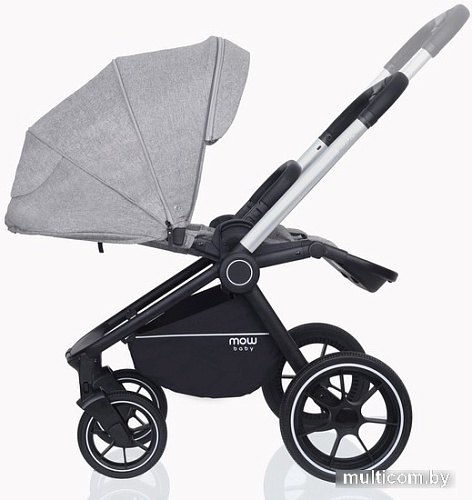 Универсальная коляска Rant MOWbaby Zoom PU (2 в 1, silver beige)