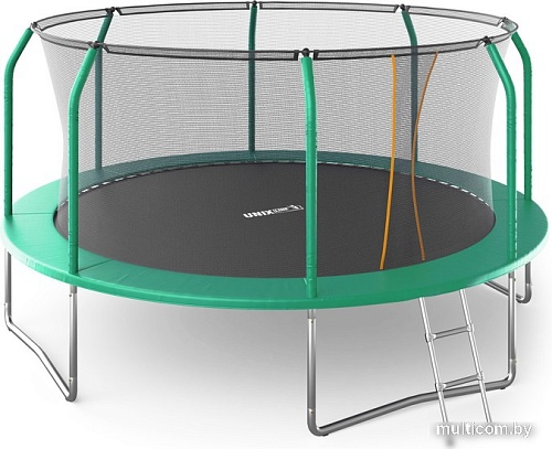 Батут Unix Line Supreme Basic 14 ft (green)