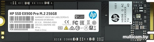 SSD HP EX900 Pro 256GB 9XL75AA