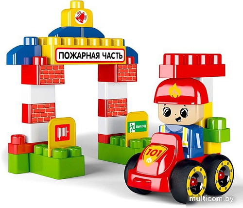 Конструктор Десятое королевство Baby Blocks 03907 Пожарная часть