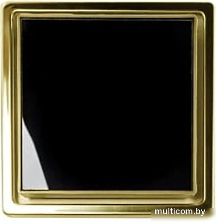 Трап/канал Bettoserb Confluo Standard 15x15 Black Glass 1 Gold 13000152