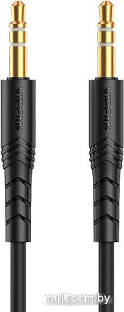 Кабель Vipfan L04 3.5 мм - 3.5 мм (1 м, черный)