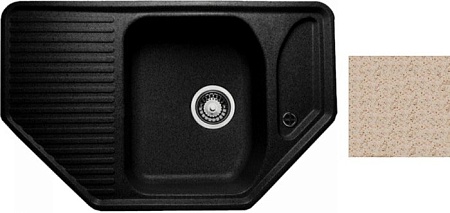 Кухонная мойка Granicom G002 (кремовый)