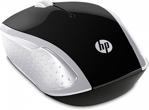 Мышь HP 200 (черный/серебристый)