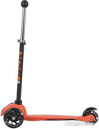 Самокат Novatrack Disco-kids Basic 120H.DISCOKIDS.BOR9 (черный/оранжевый)