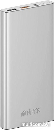 Портативное зарядное устройство Hiper MPX10000 (серебристый)