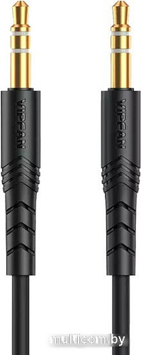 Кабель Vipfan L04 3.5 мм - 3.5 мм (1 м, черный)