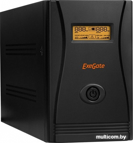 Источник бесперебойного питания ExeGate SpecialPro Smart LLB-1000.LCD.AVR.C13.RJ.USB