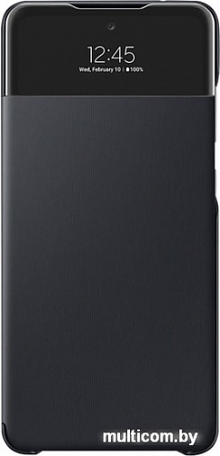 Чехол Samsung S View Wallet Cover для Samsung Galaxy A72 (черный)