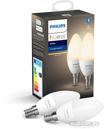 Светодиодная лампа Philips Hue White E14 2700K 5.5 Вт