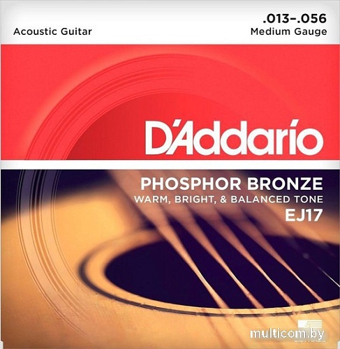 Струны для гитары D'Addario EJ17