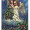 Настольная игра U.S. Games Systems Old Time Christmas Angles Playing Card Deck CAN54