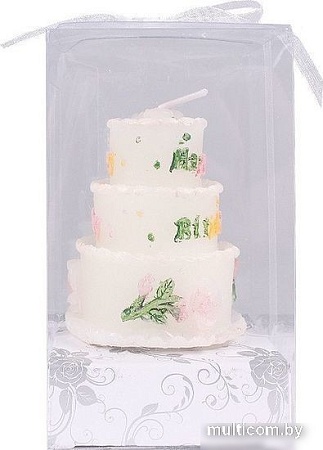 Фигурная свеча Darvish Парафиновая Тортик DV-H-27