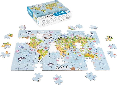 Пазл Dream Makers Карта мира RI1003C