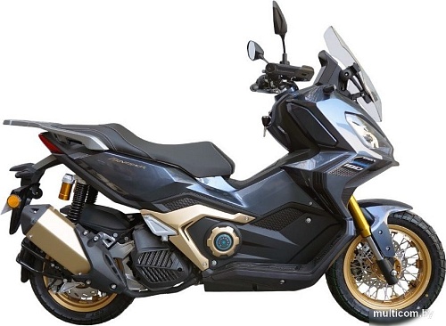 Скутер Motosuper Adviser 180 (матово-серый/золотистый)