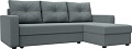 Угловой диван Лига диванов Ливерпуль Лайт правый 125988 (рогожка амур серый)