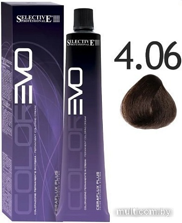 Крем-краска Selective Professional Colorevo 4.06 84406 (100 мл, каштановый выжженная земля)