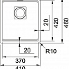 Кухонная мойка Franke Kubus 2 KNG 110-37 125.0512.447 (графит)