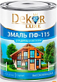Эмаль Dekor ПФ-115 0.4 кг (черный)
