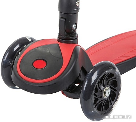 Самокат Novatrack Basic Cover 2019 120C.RAINBOW.RD9 (красный)