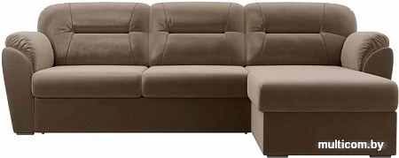Угловой диван Лига диванов Бостон 100536 (коричневый)