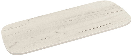 Столешница Millwood Закругленная 120x70 (дуб белый Craft)