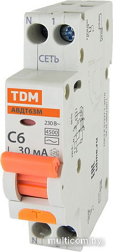 Дифференциальный автомат TDM Electric SQ0202-0058