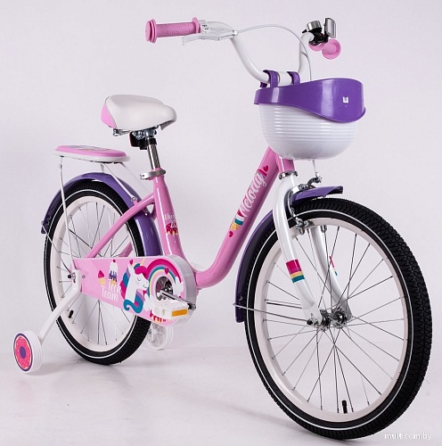 Детский велосипед Tech Team Melody 20 NN013869 (розовый/фиолетовый, разобранный)