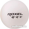 Мяч для настольного тенниса Roxel Prime (белый, 3 звезды, 6 шт.)