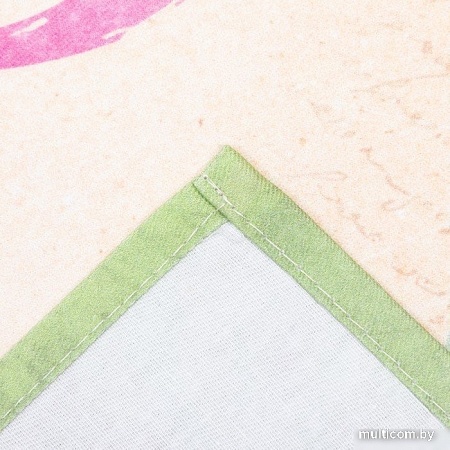 Полотенце Этель 8 Марта 7599090 (бежевый/розовый)