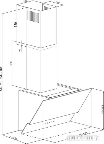 Кухонная вытяжка Simfer 8658 SM